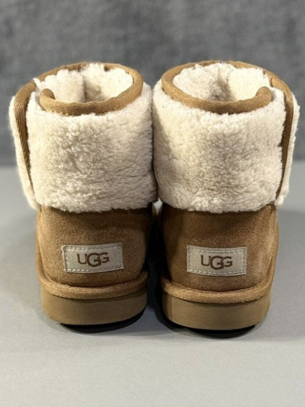 Youth Girls UGG Jona Ankle Boots Size 3y Brown Suede Boots Snap Closure